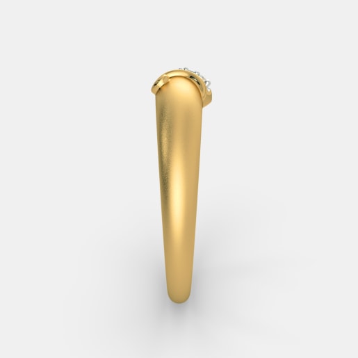 Diamond Ring In Yellow Gold (4.15 Gram) With Diamonds (0.020 Ct)